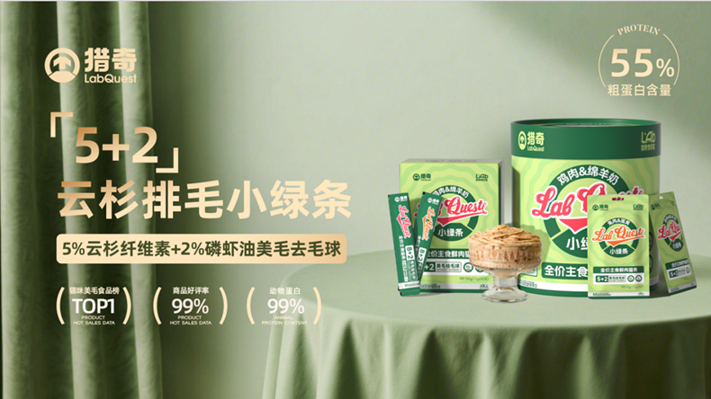 尚普咨询集团市场地位声明：猎奇全价主食猫条全国销量第一