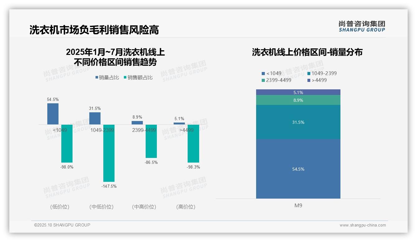 洗衣机品类低价销售负毛利达98.0%——尚普咨询集团独家报告-2025年10月-洗衣机-38