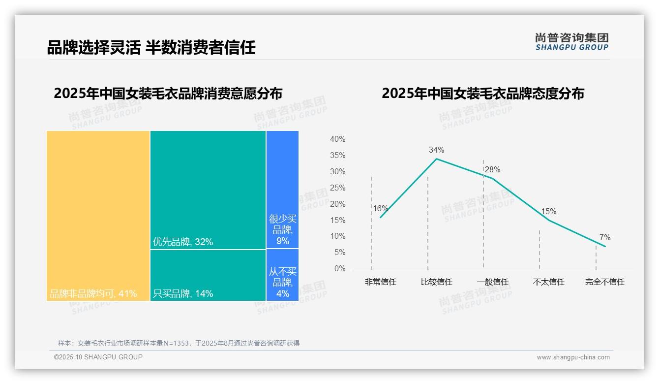 尚普咨询集团报告核心结论：73%消费者购买本土品牌毛衣-2025年10月-女装毛衣-38