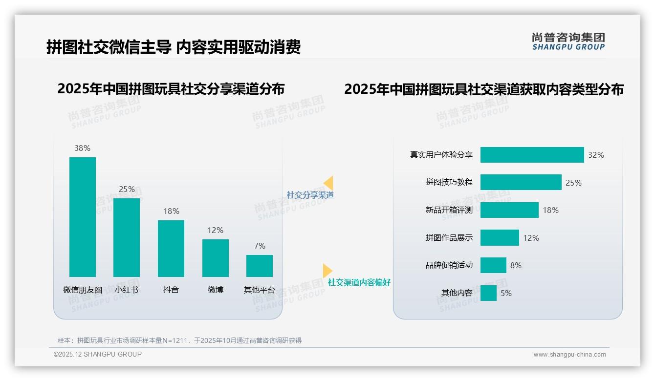 社交媒体广告35%触达家庭，亲友口碑28%驱动拼图玩具购买-2025年12月-拼图玩具-38