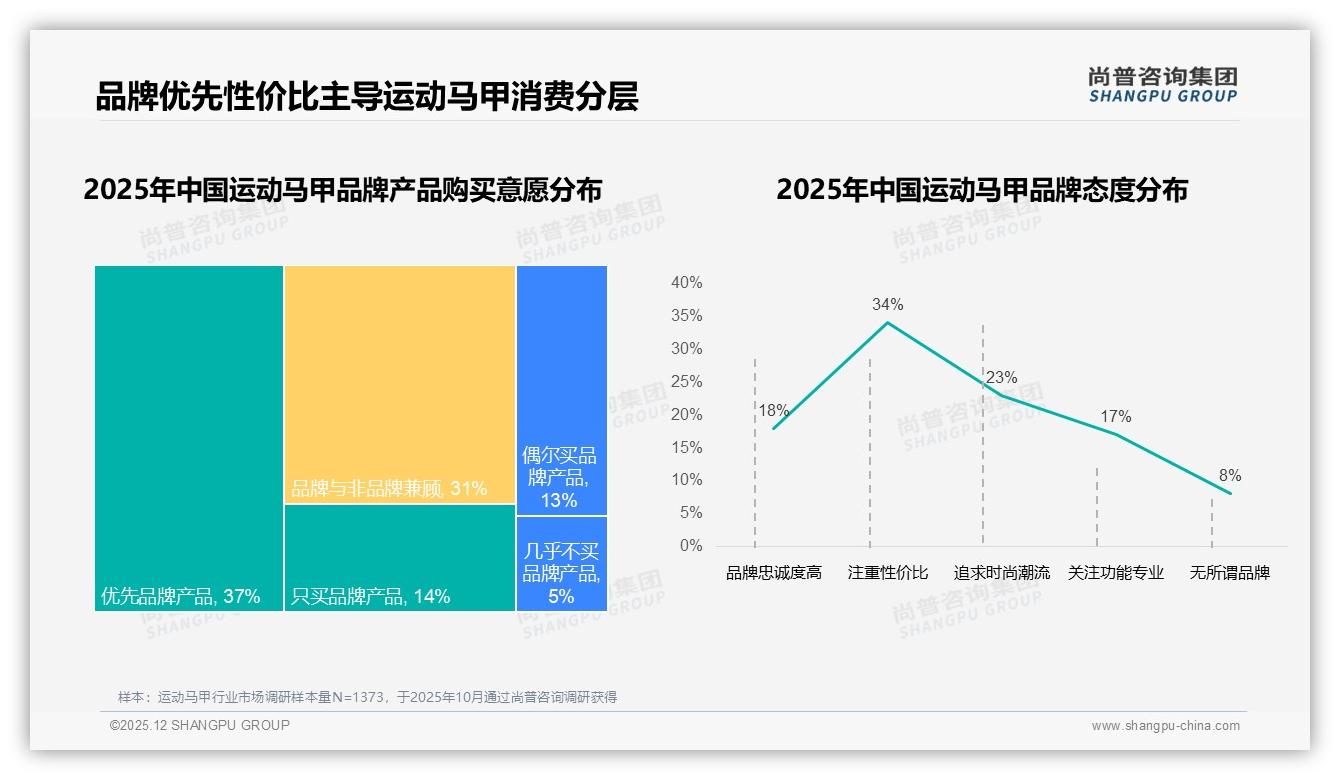 运动马甲国产品牌73%领跑，性价比导向型41%消费者最爱——尚普咨询集团研究报告精选-2025年12月-运动马甲-38