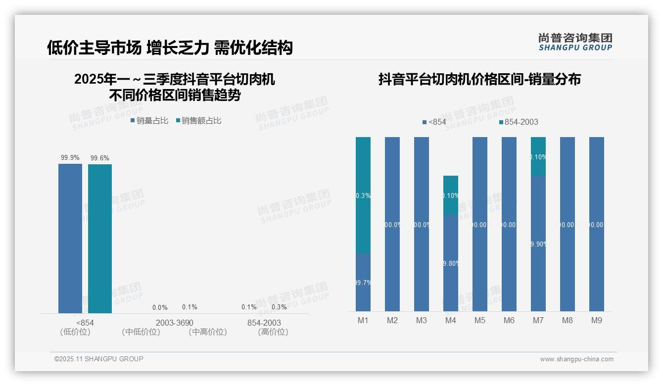 尚普咨询集团证实：抖音切肉机99.6%销量来自低价产品-2025年11月-切肉机-38