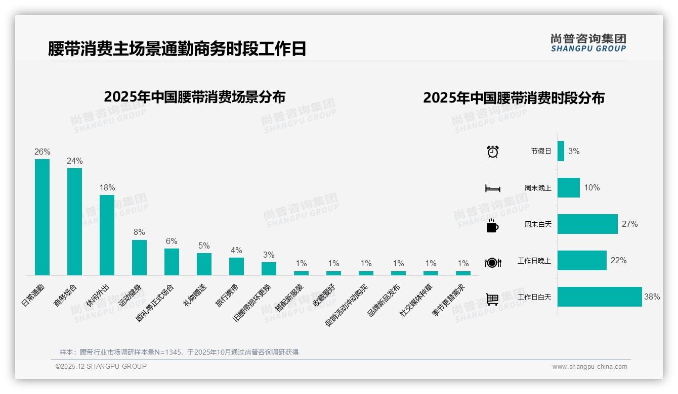 尚普咨询集团数据洞察：价格上涨10%致37%用户减少购买，腰带品牌促销依赖度63%-2025年12月-腰带-38