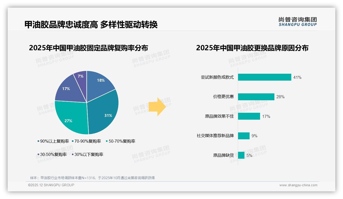 73%高推荐意愿难挡31%效果不满，甲油胶品牌急补质量短板——尚普咨询集团独家披露-2025年12月-甲油胶-38