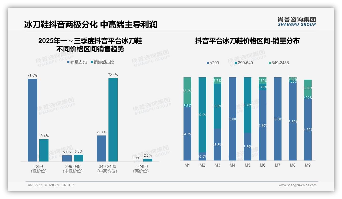 尚普咨询集团报告出炉，指出抖音冰刀鞋中高端占比72.1%驱动市场增长-2025年11月-冰刀鞋-38