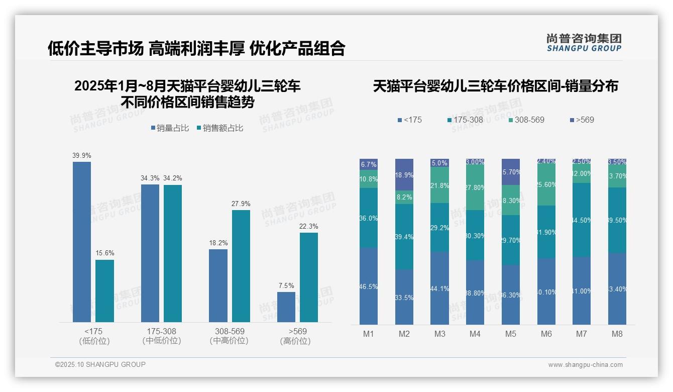 抖音62.1%婴幼儿三轮车销量来自低价市场——尚普咨询集团独家报告-2025年10月-婴幼儿三轮车-38