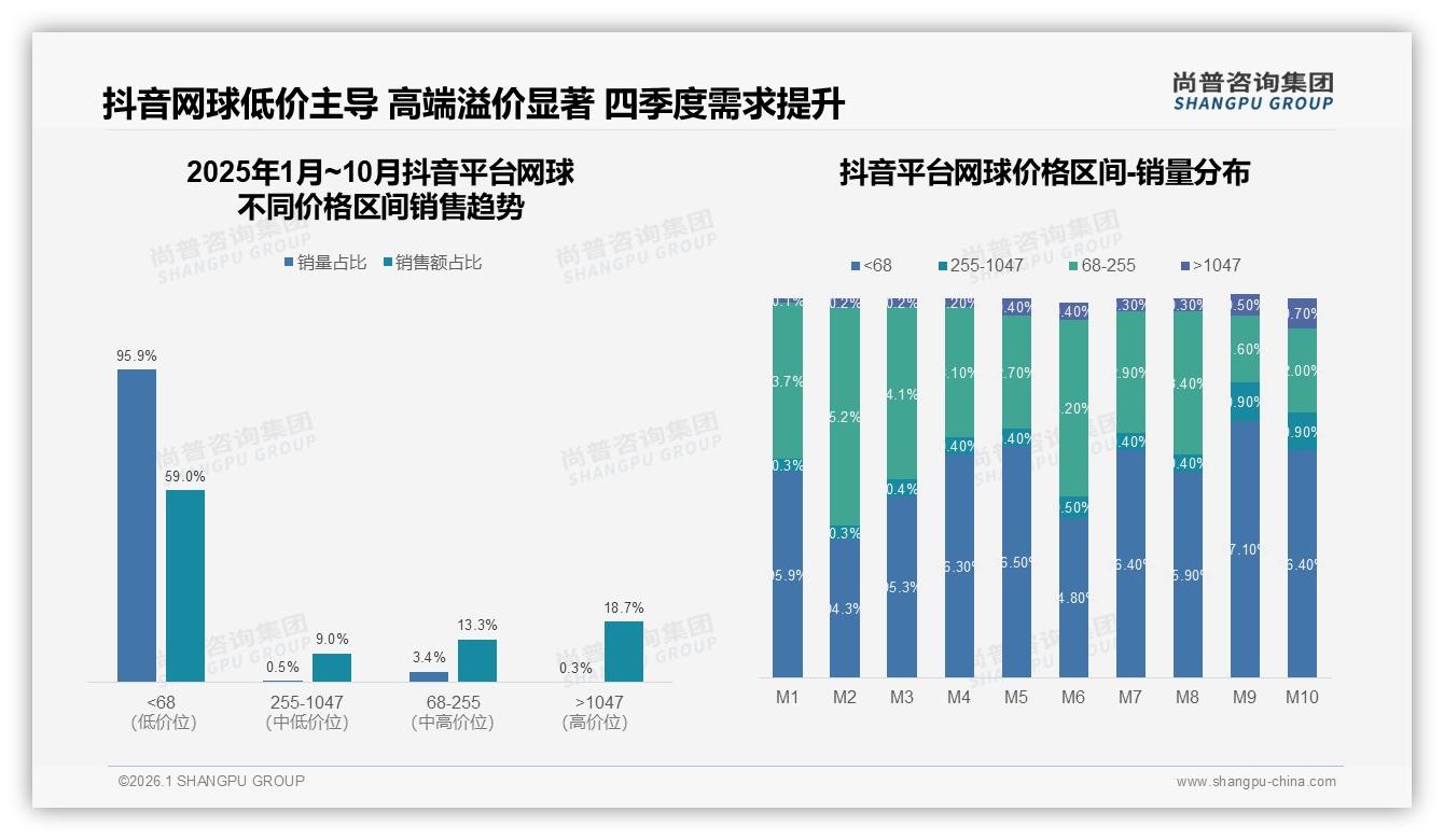 500~1000元支出占28%网球中等消费崛起，高端渗透仍低——尚普咨询集团报告披露-2026年1月-网球-38