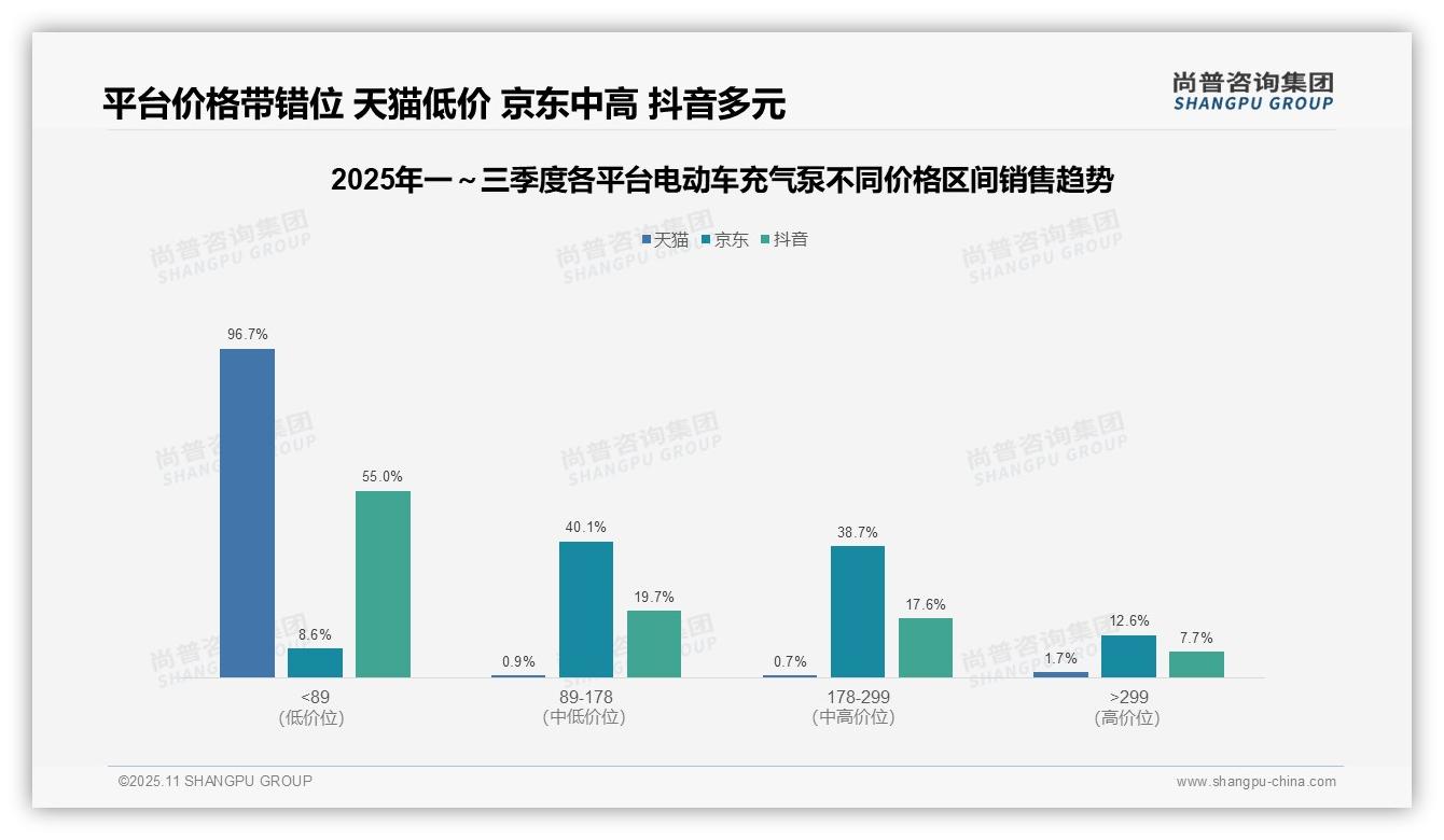 一文读懂99.6%天猫充气泵销量来自低价区间：尚普咨询集团报告精编-2025年11月-电动车充气泵-38