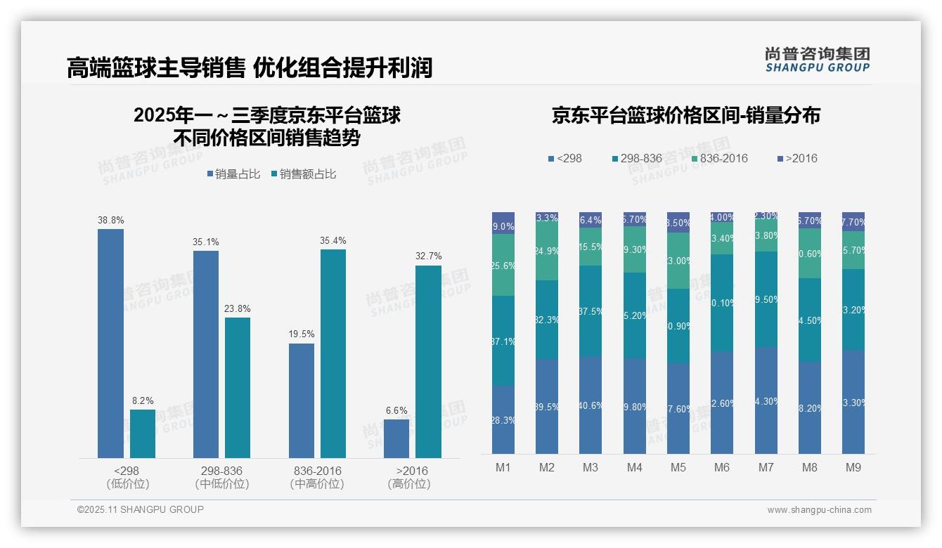 尚普咨询集团报告核心结论：抖音中高端篮球装备占比43.5%-2025年11月-篮球-38
