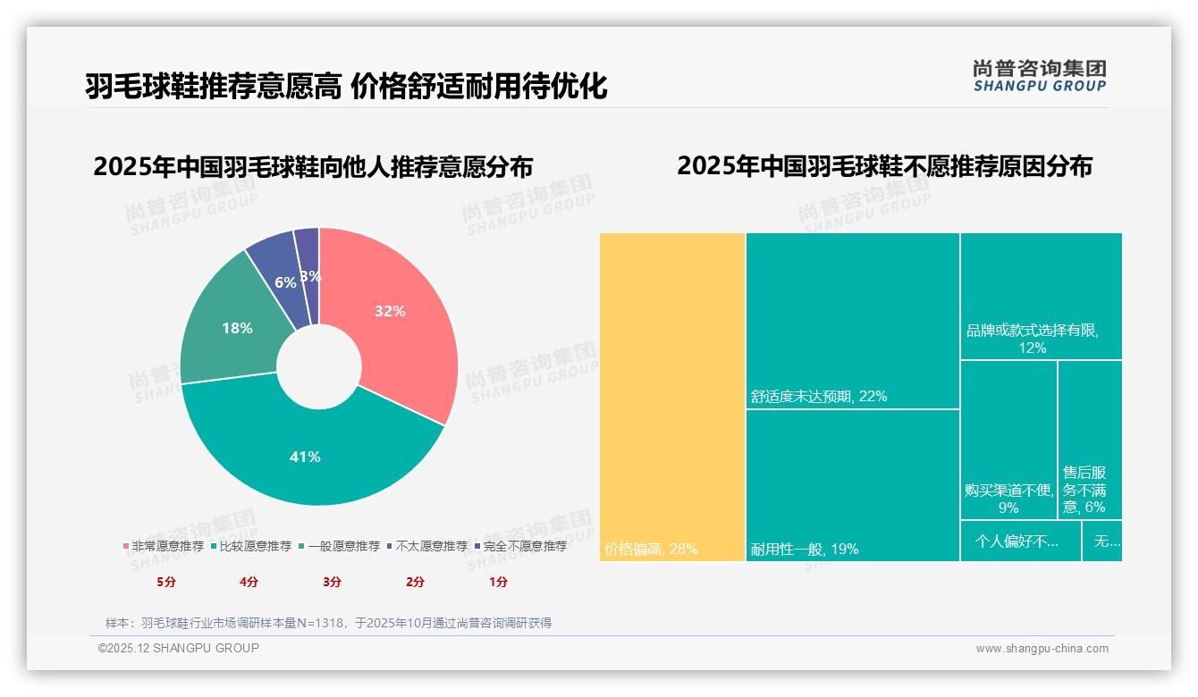 羽毛球鞋每年1双41%低频消费，耐用性一般19%差评待升级-2025年12月-羽毛球鞋-38