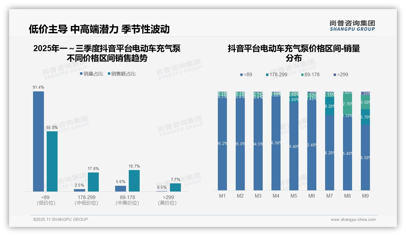 一文读懂99.6%天猫充气泵销量来自低价区间：尚普咨询集团报告精编-2025年11月-电动车充气泵-38