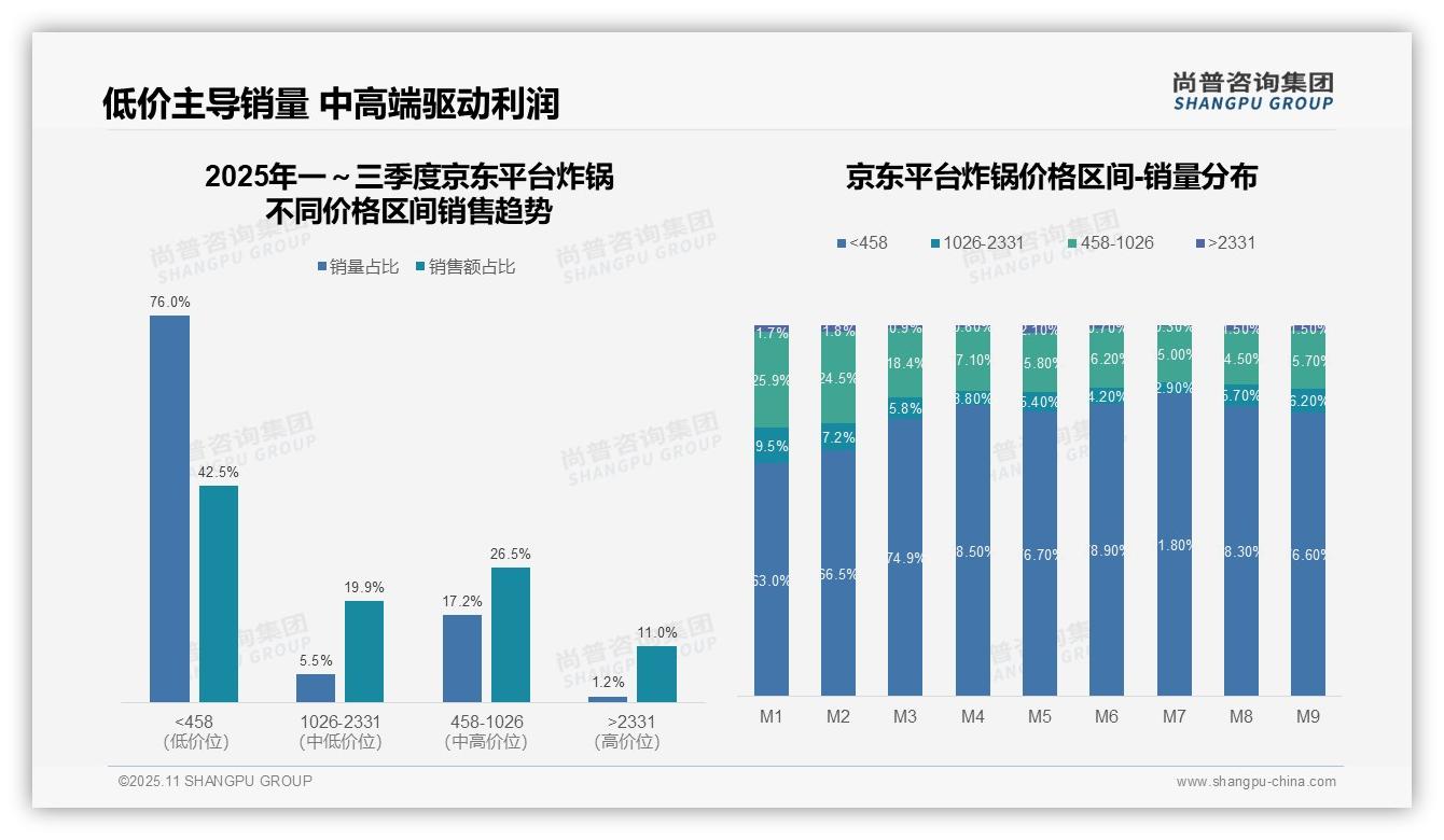 抖音炸锅低价销量占比高达89.4%——尚普咨询集团数据解读-2025年11月-炸锅-38