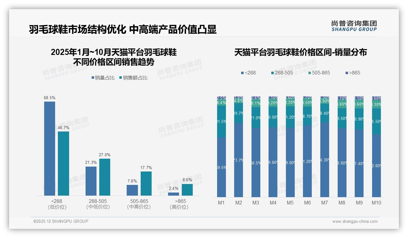 羽毛球鞋每年1双41%低频消费，耐用性一般19%差评待升级-2025年12月-羽毛球鞋-38