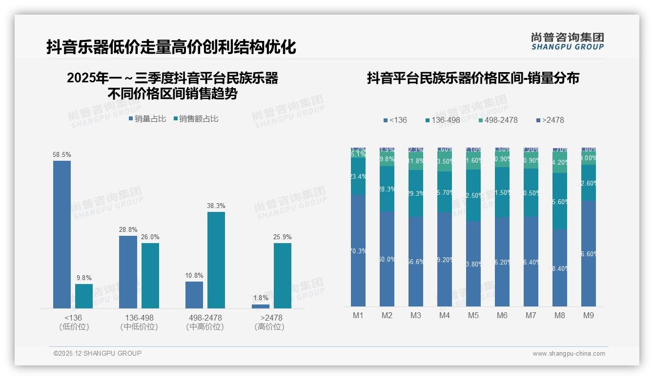 京东高端民族乐器52.5%销售额占比，品牌溢价空间巨大——尚普咨询集团权威发布-2025年12月-民族乐器-38