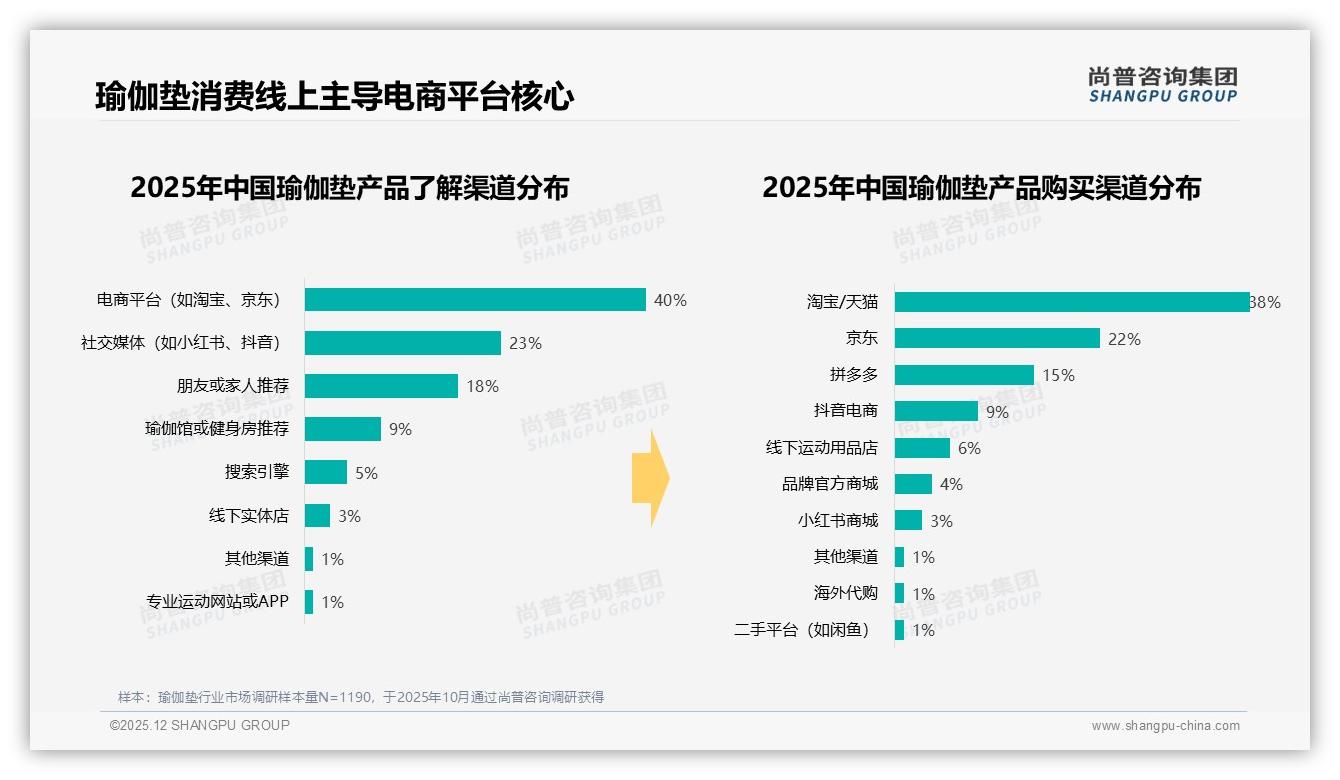 84%线上渠道垄断瑜伽垫销售，线下6%体验缺口倒逼品牌DTC突围——尚普咨询集团独家披露-2025年12月-瑜伽垫-38