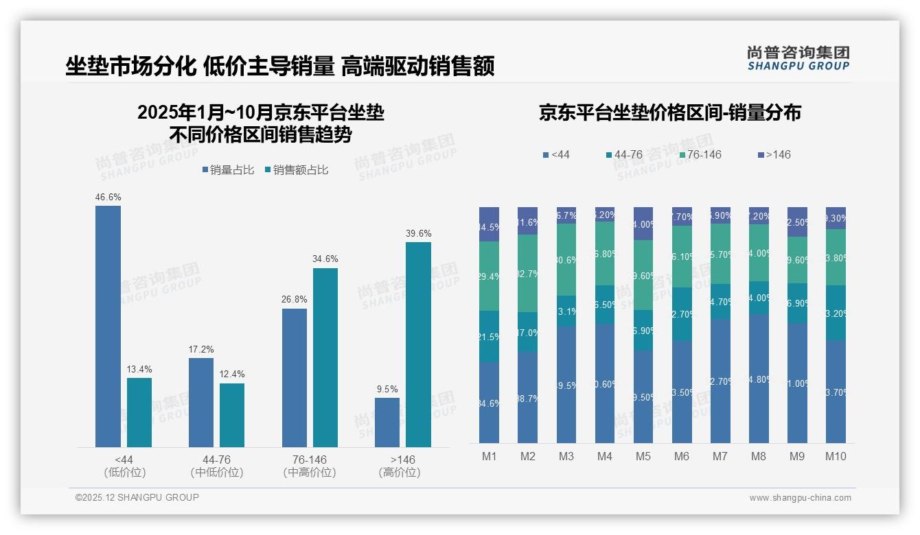 尚普咨询集团坐垫品类年报：天猫73.5%份额领跑但抖音27.1%增速最快-2025年12月-坐垫-38
