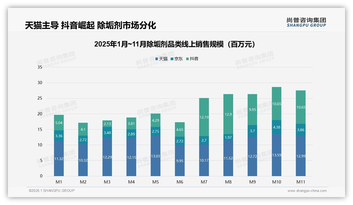 线上电商41%渠道主导除垢剂销售尚普咨询集团除垢剂调研结果-2026年1月-除垢剂-38