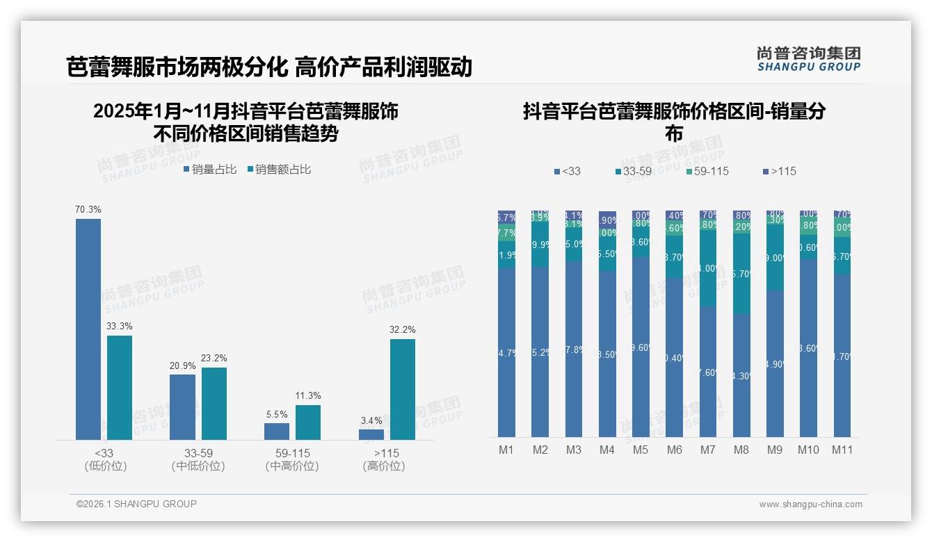 低价33元以下占63%销量芭蕾舞服饰利润承压——尚普咨询集团数据洞察-2026年1月-芭蕾舞服饰-38