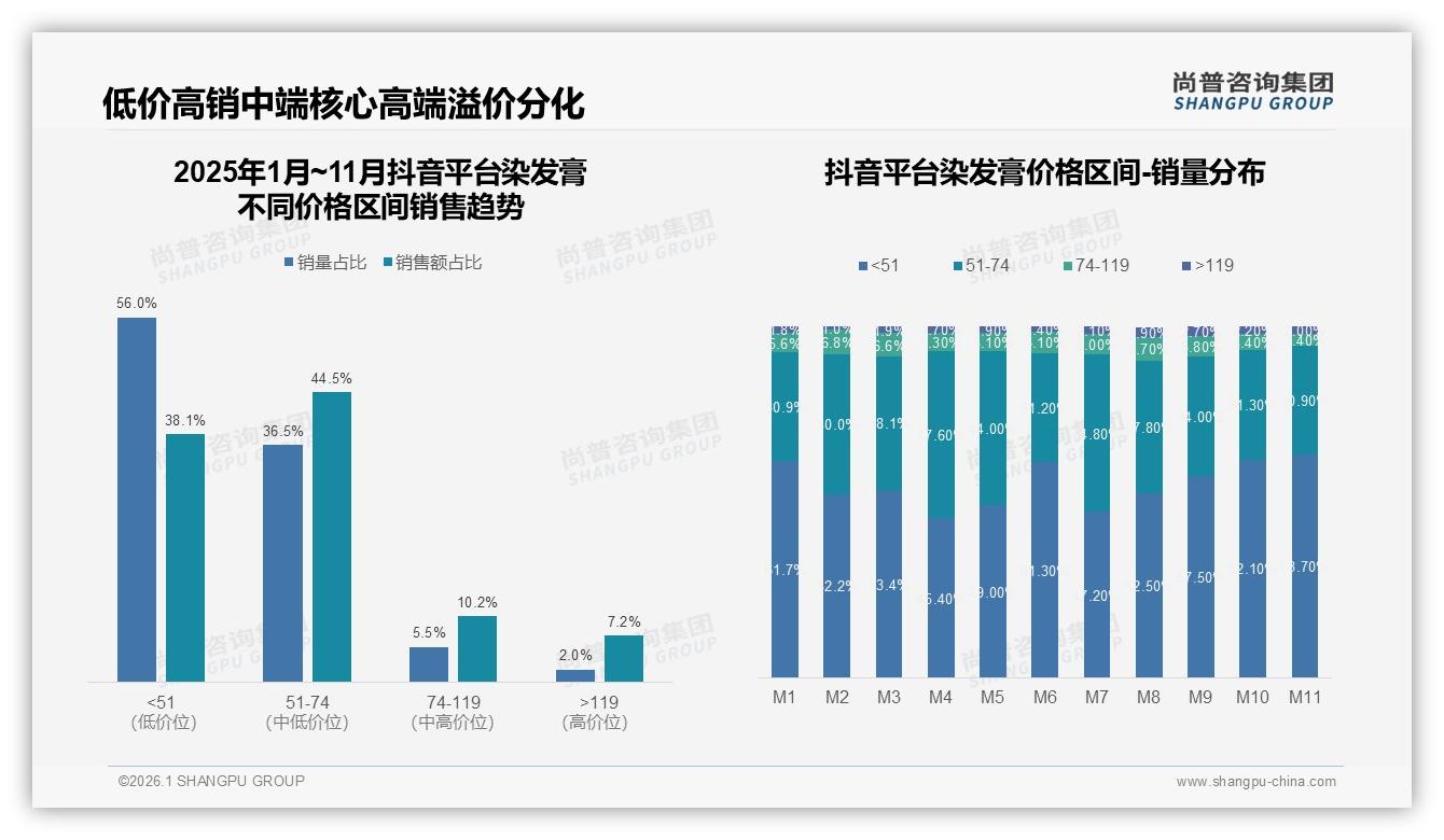 染发膏60~100元价格带35%接受度中端市场最肥——尚普咨询集团趋势雷达报告-2026年1月-染发膏-38