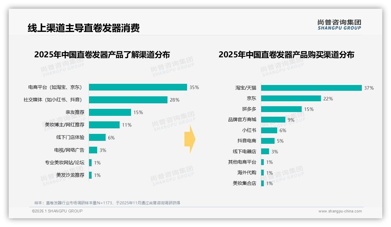 100~300元42%中端直卷发器称王，尚普咨询集团数据洞察-2026年1月-直卷发器-38