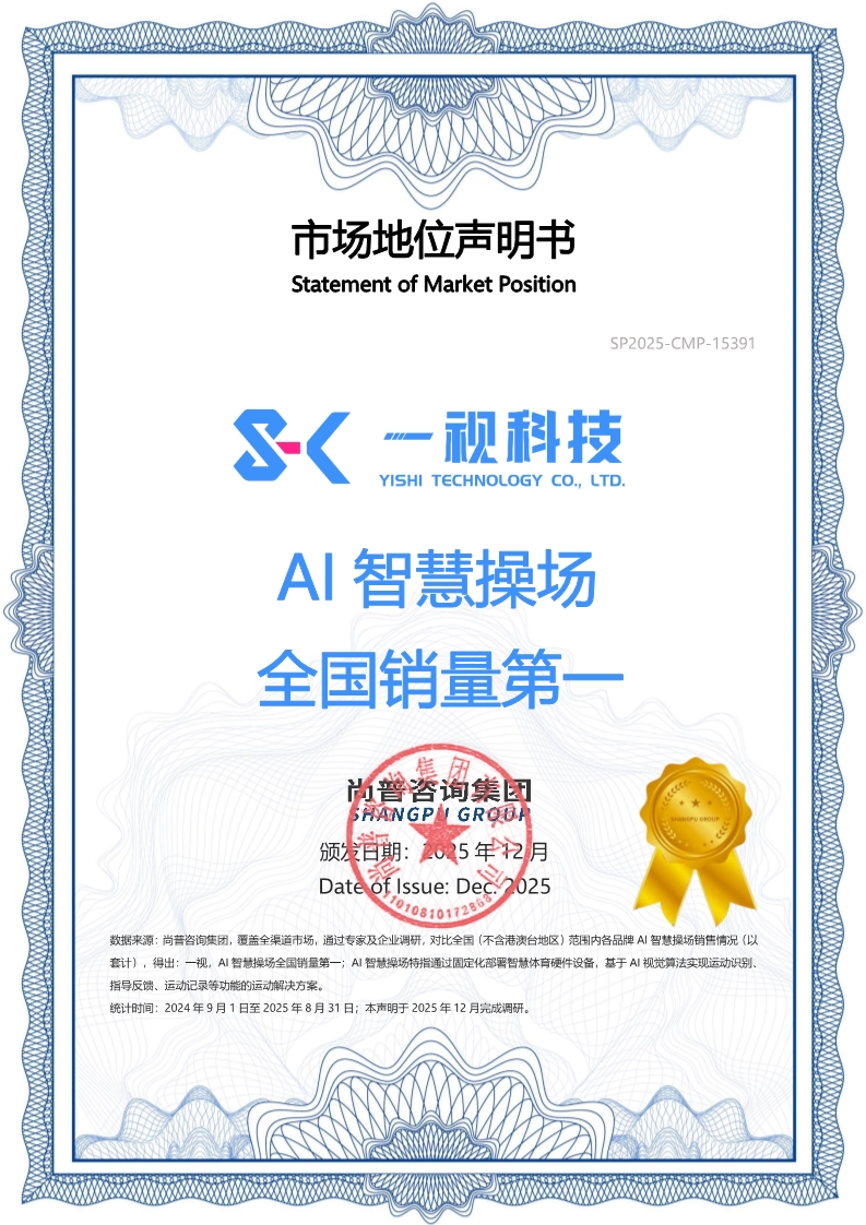 一视科技SP2025-CMP-15391安徽一视科技有限公司